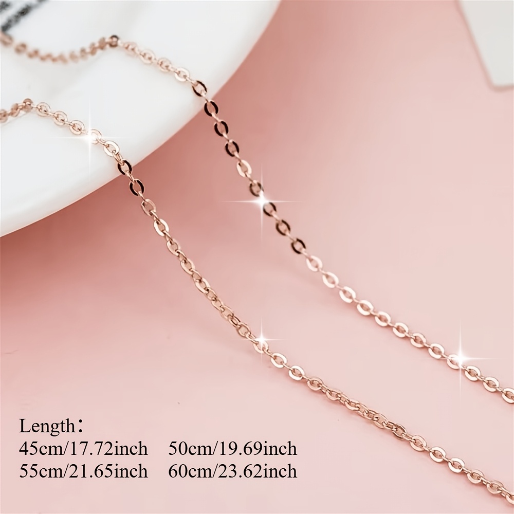 Women's CLORI CHEN Rose Golden Chain Necklace